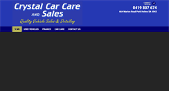 Desktop Screenshot of crystalcarcare.com.au